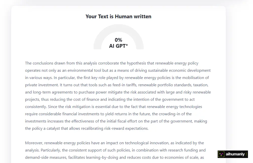 HumanizeAI.pro Essay 2 ZeroGPT